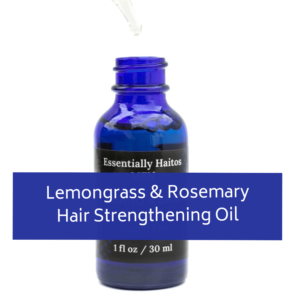 Lemongrass & Rosemary Hair Strengthening Oil - Essentially Haitos