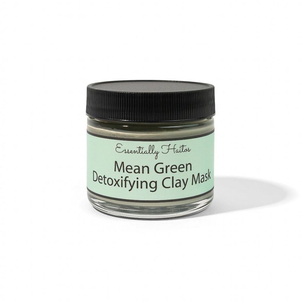 Mean Green Detoxifying Clay Mask - Essentially Haitos